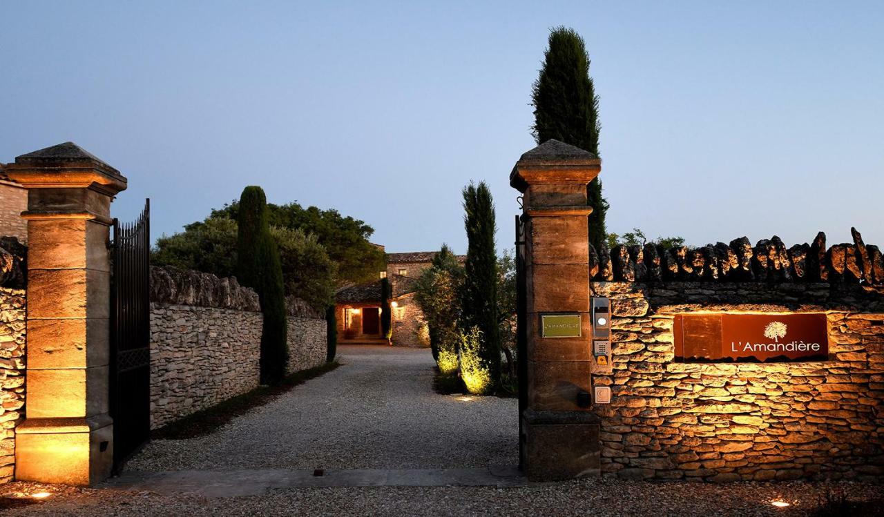Bed and Breakfast L'Amandiere Gordes Exterior foto